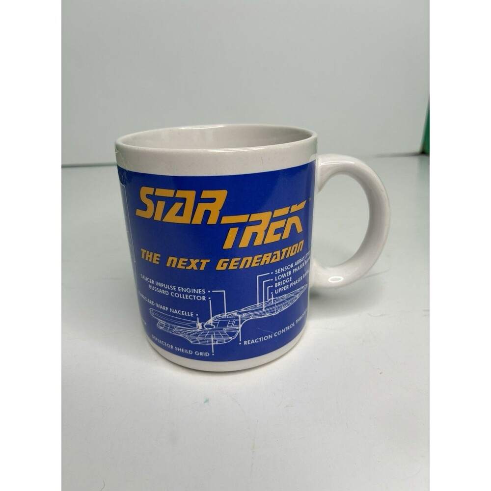 Star Trek Mug The Next Generation U.S.S. Enterprise Pfaltzgraff 1994 Vintage